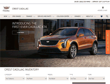 Tablet Screenshot of cadillacwisconsin.com
